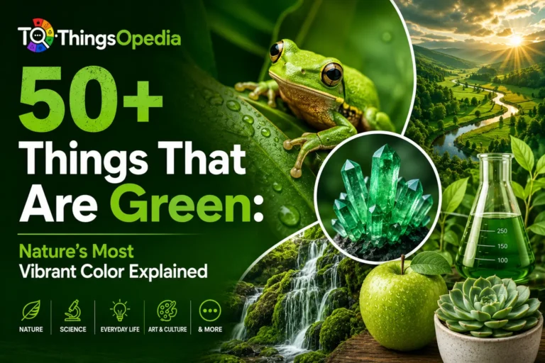 50+ Things That Are Green: Nature's Most Vibrant Color Explained