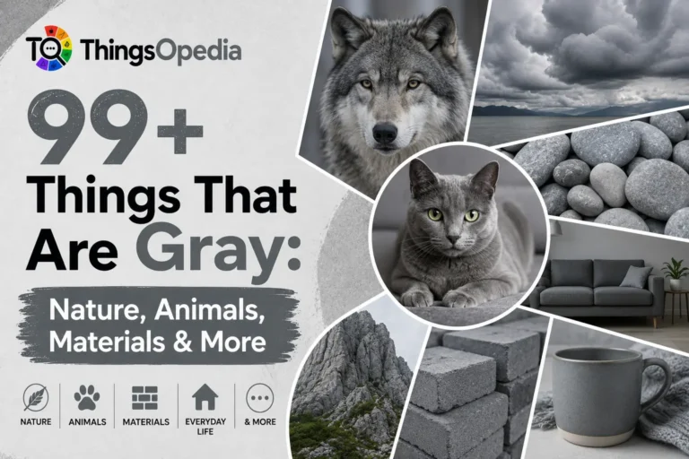 99+ Things That Are Gray: Nature, Animals, Materials & More