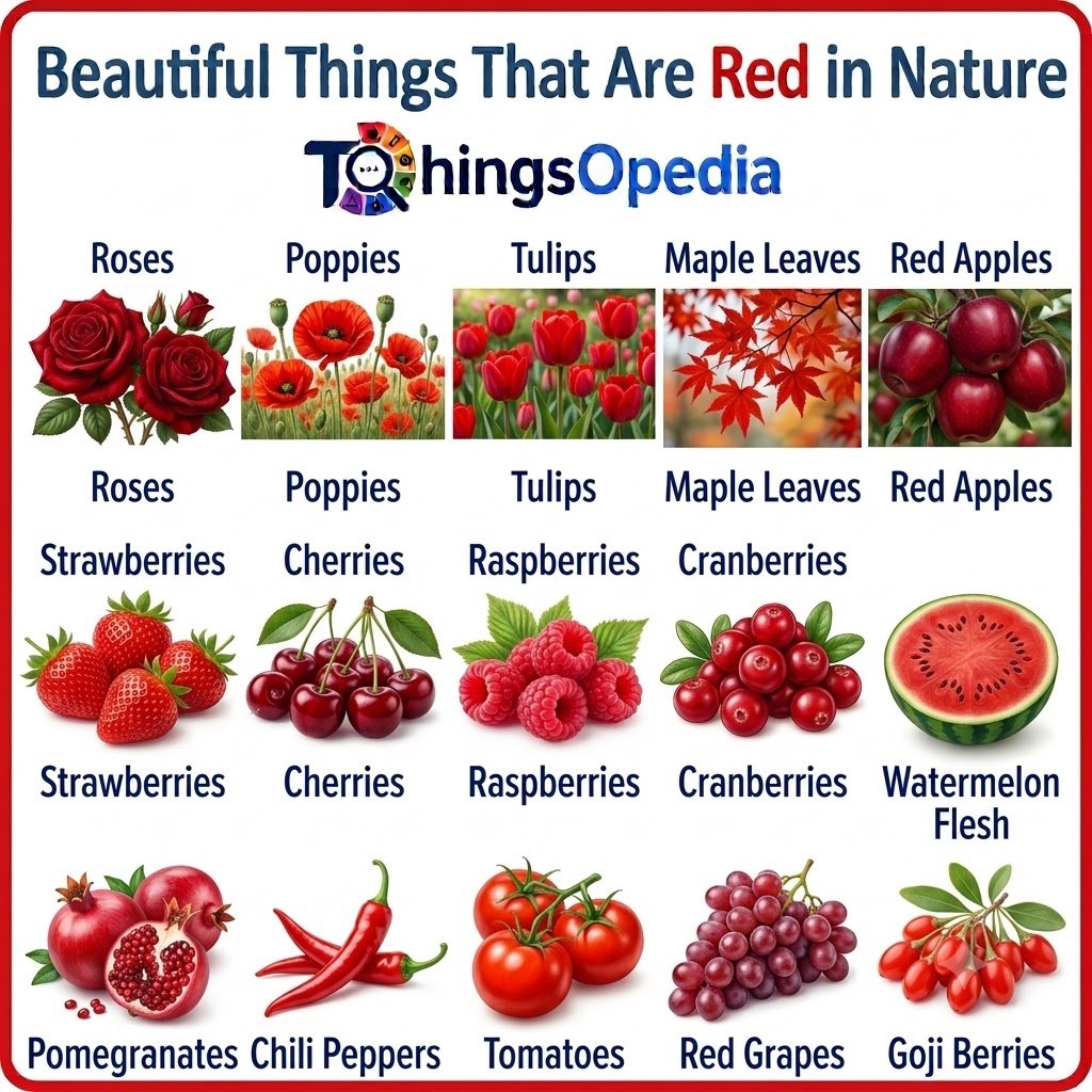 Beautiful Things That Are Red in Nature
