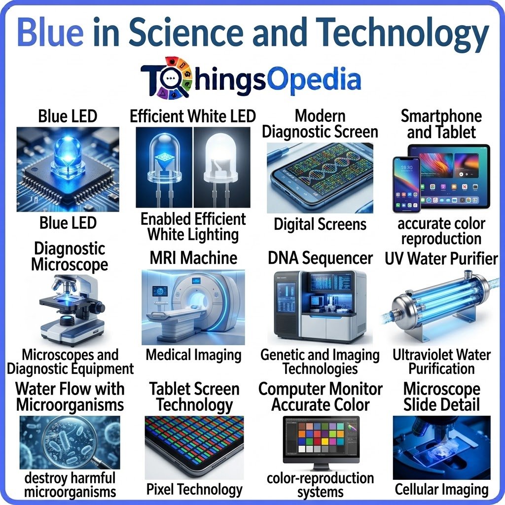 Blue in Science and Technology

