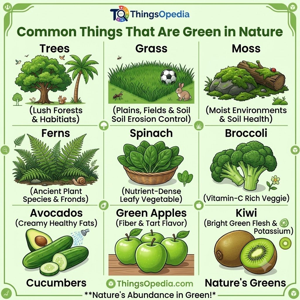 Common Things That Are Green in Nature