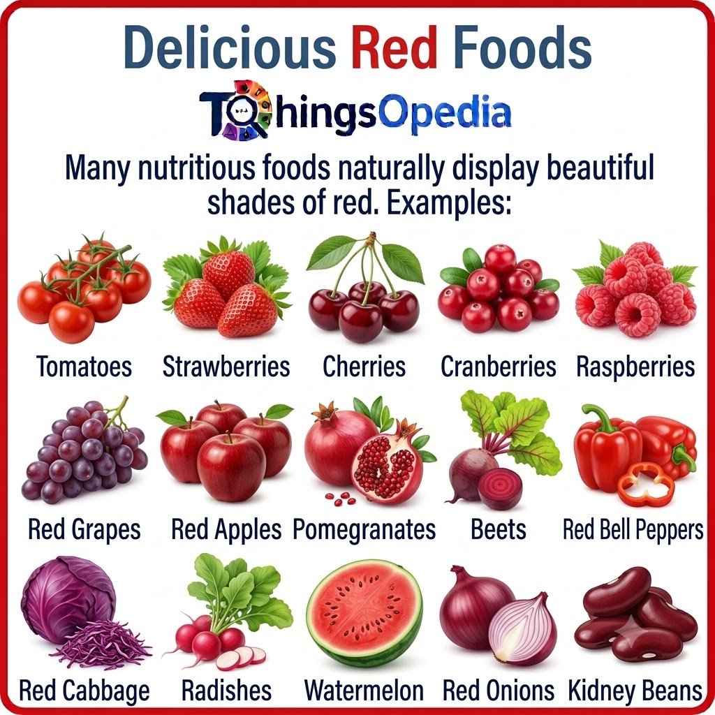 Delicious Red Foods
