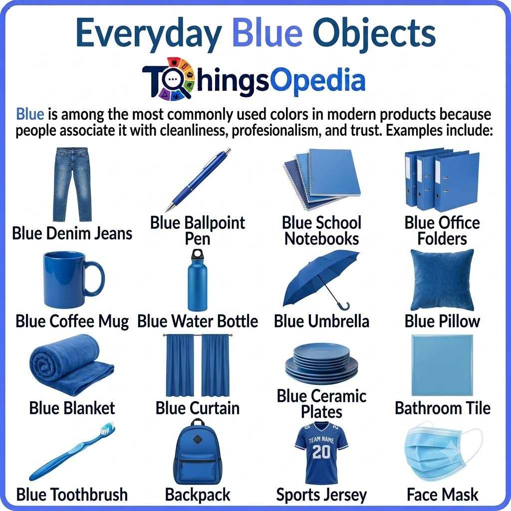 Everyday Blue Objects
