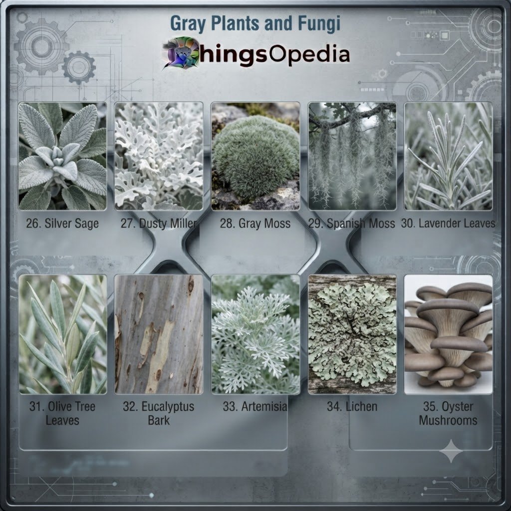 Gray Plants and Fungi