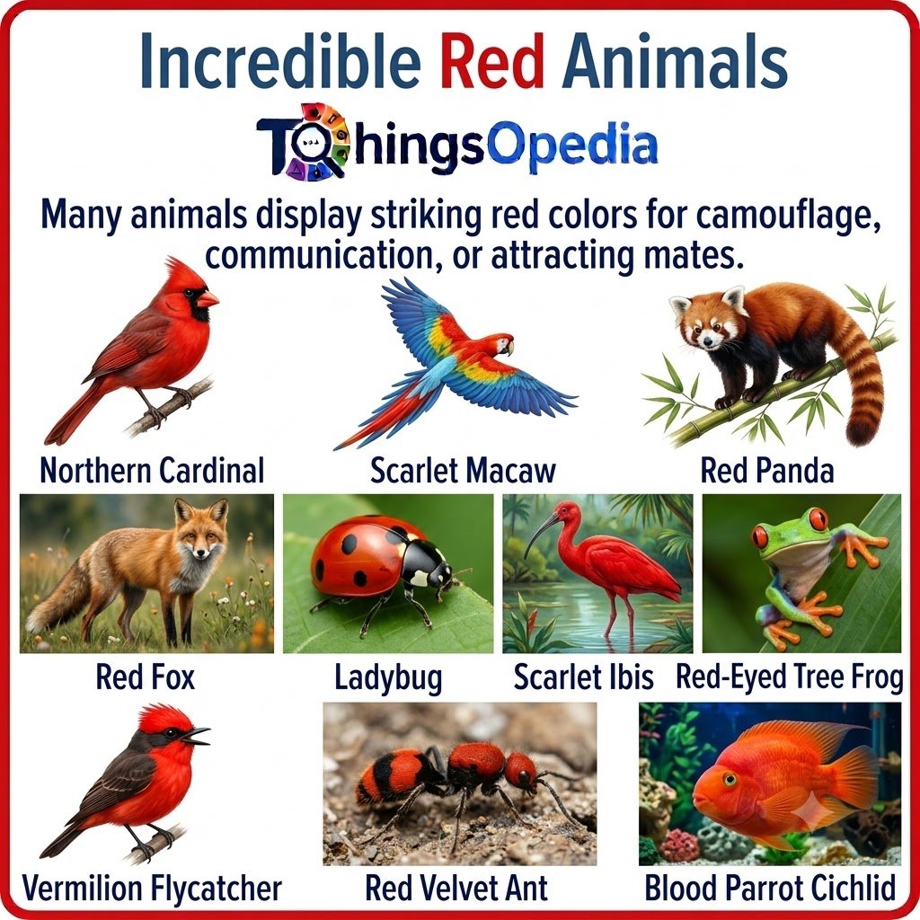 Incredible Red Animals
