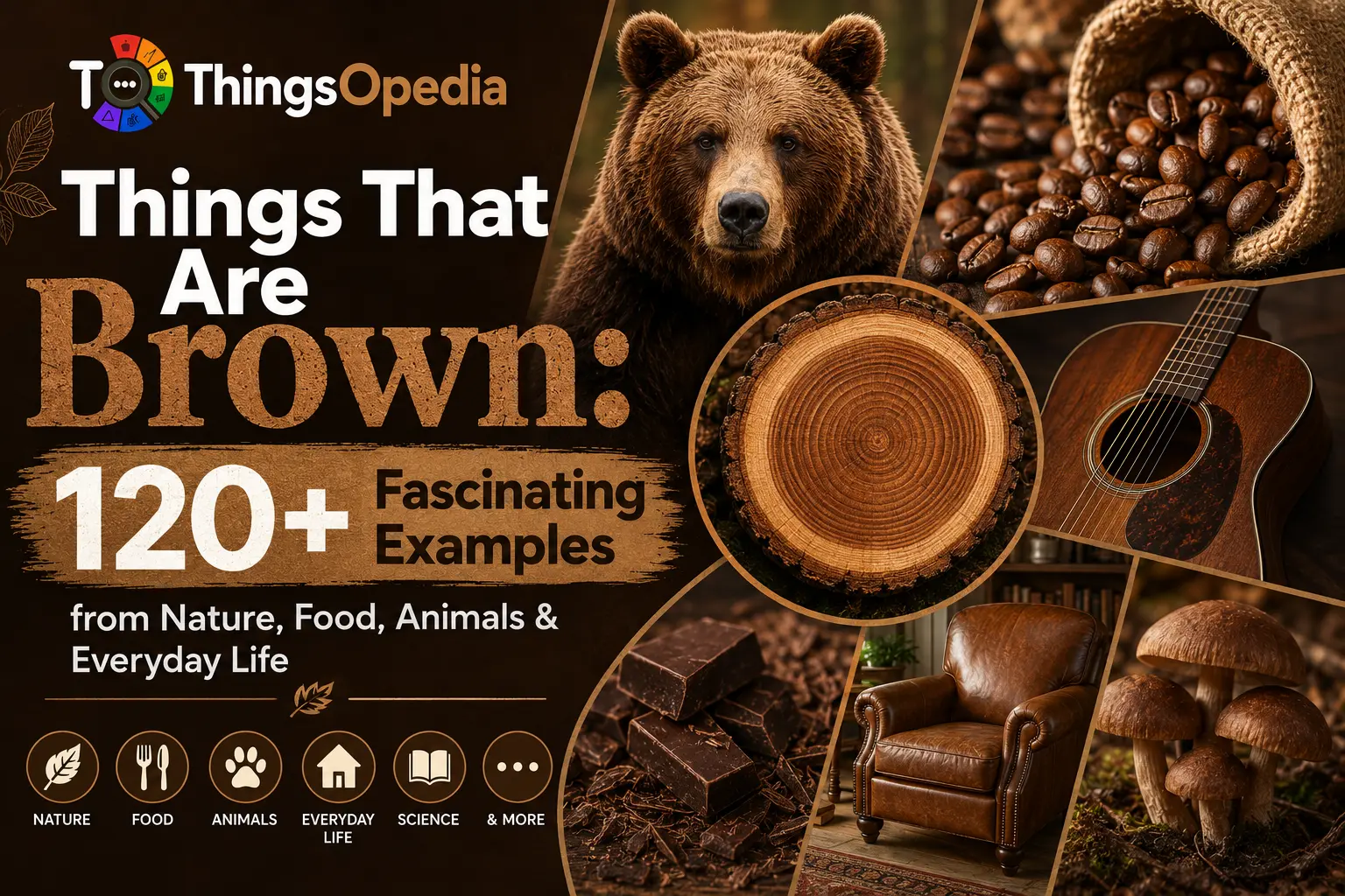 Things That Are Brown: 120+ Fascinating Examples from Nature, Food, Animals & Everyday Life