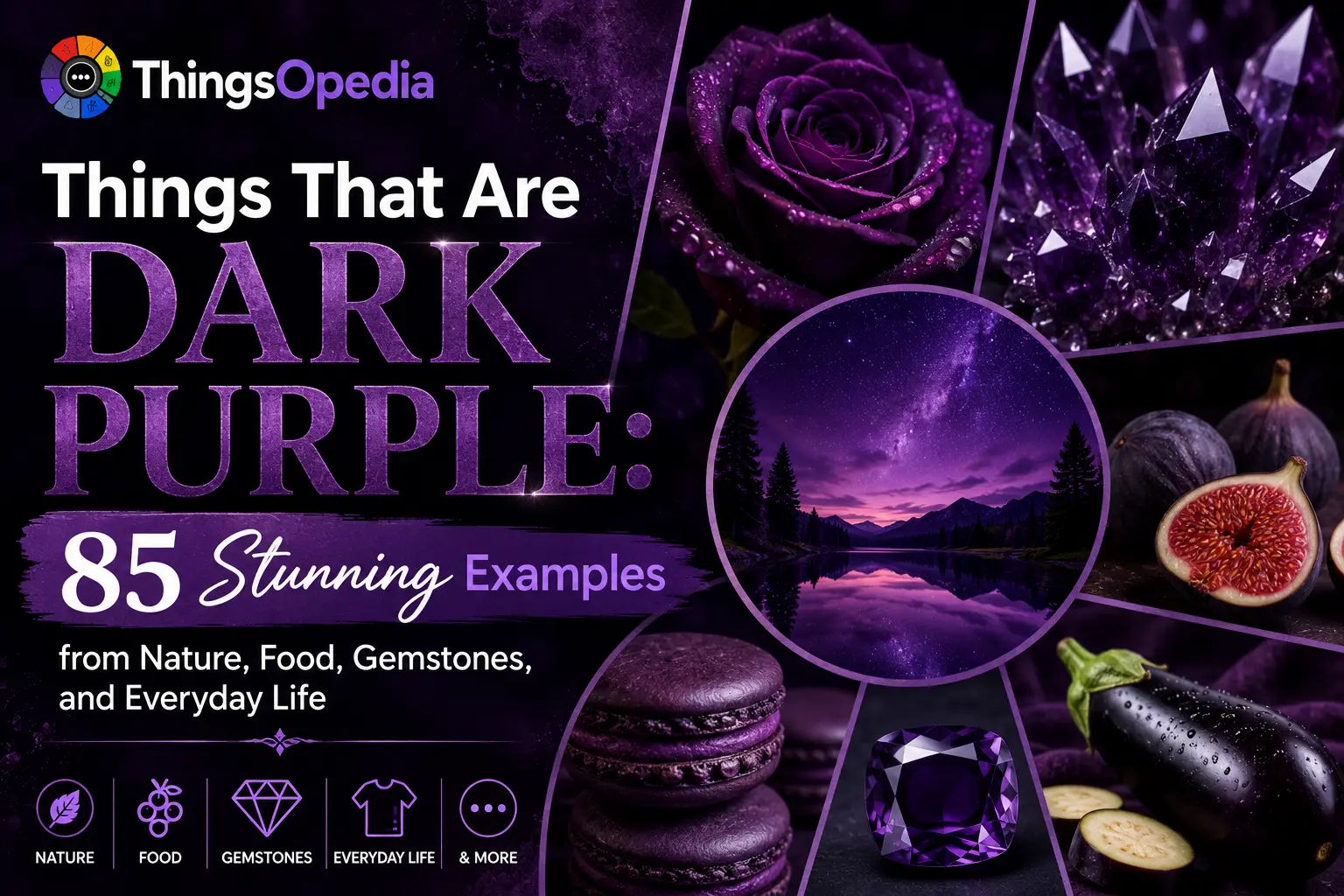 Things That Are Dark Purple 85 Stunning Examples from Nature, Food & Gemstones