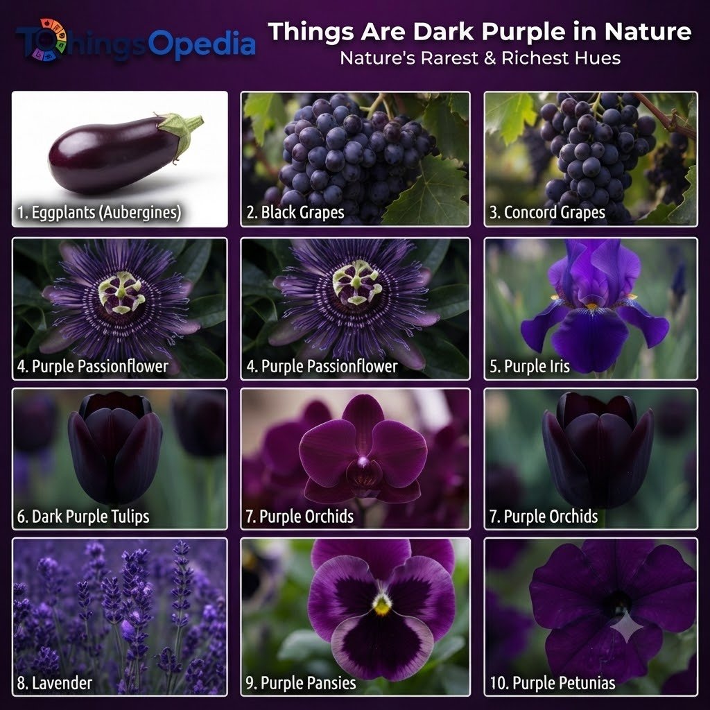 Things That Are Dark Purple in Nature