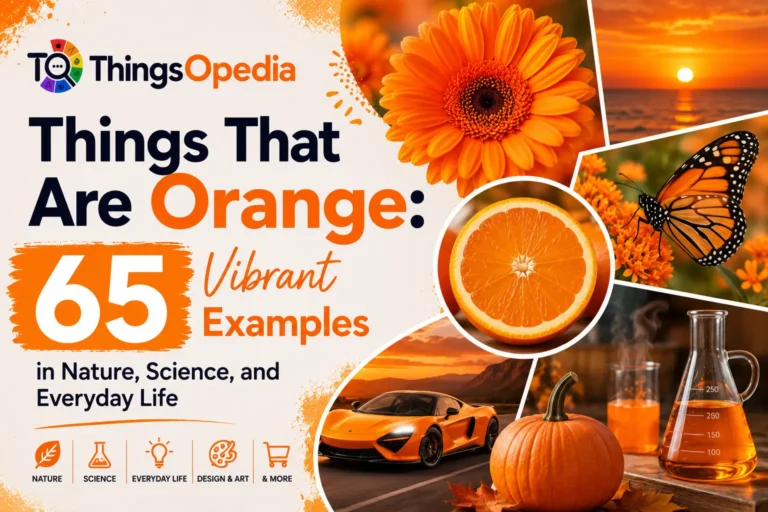 Things That Are Orange: 65 Vibrant Examples in Nature, Science, and Everyday Life