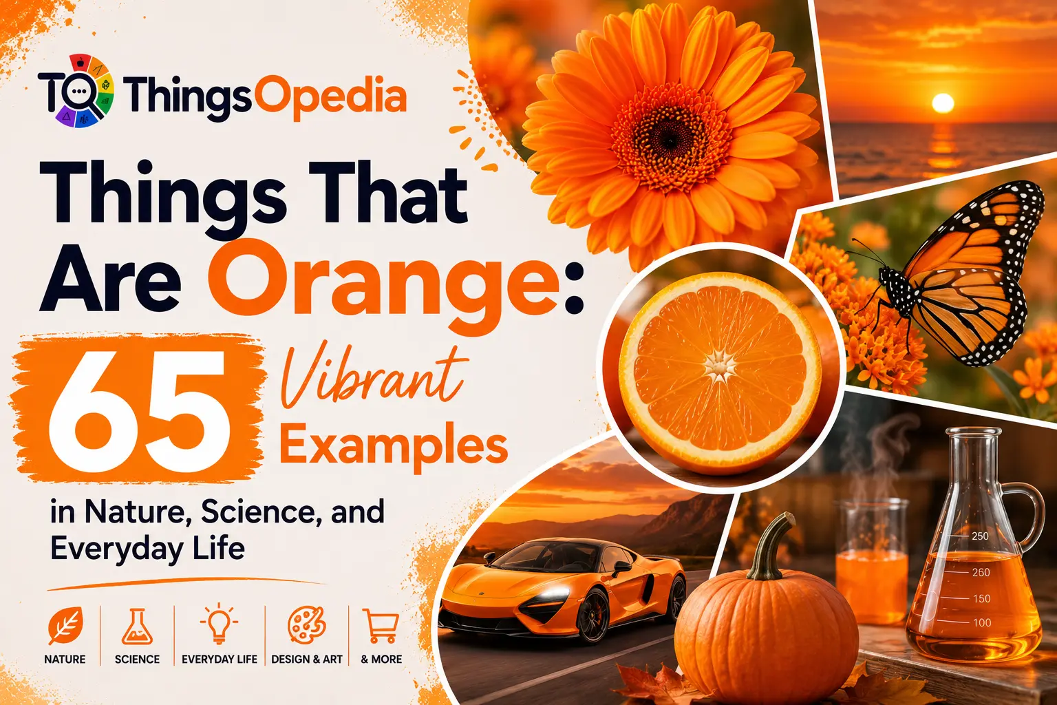 Things That Are Orange: 65 Vibrant Examples in Nature, Science, and Everyday Life