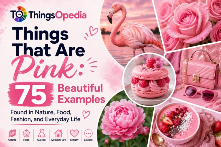 Things That Are Pink: 75 Beautiful Examples Found in Nature, Food, Fashion, and Everyday Life