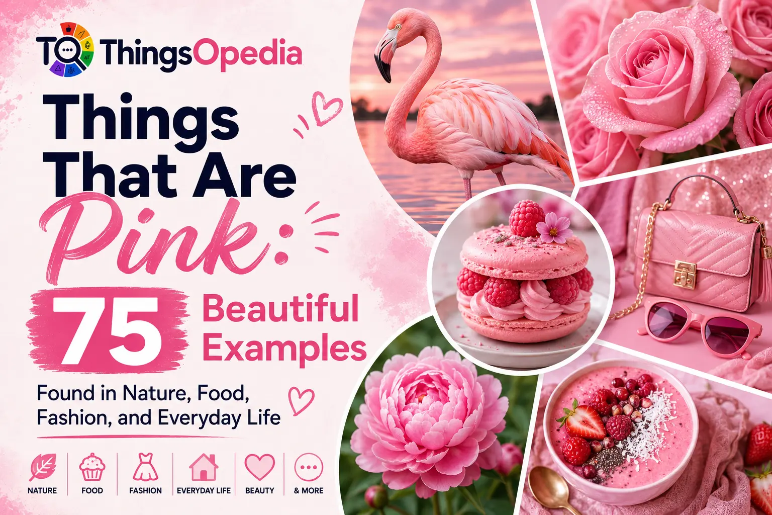Things That Are Pink: 75 Beautiful Examples Found in Nature, Food, Fashion, and Everyday Life