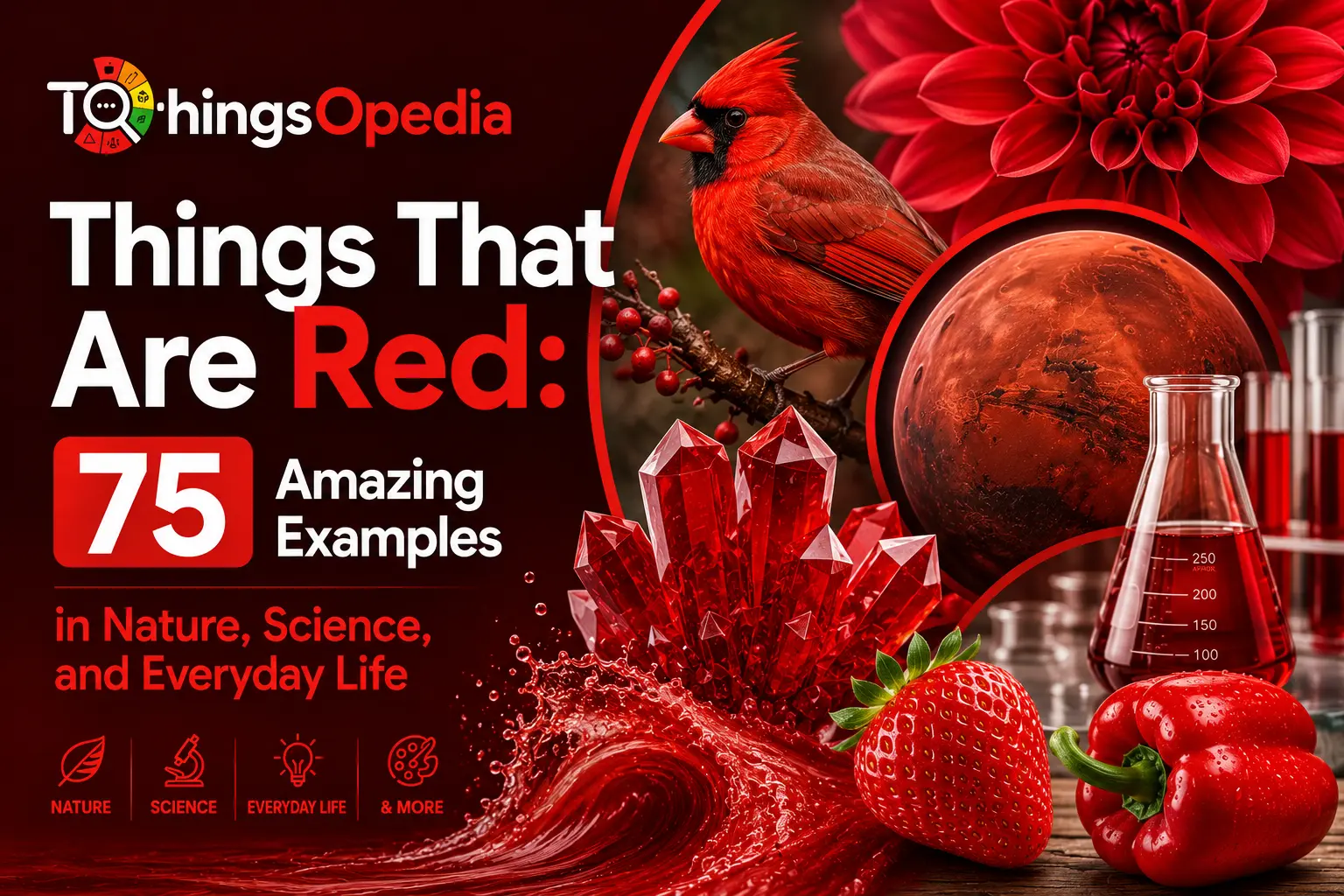 Things That Are Red: 75 Amazing Examples in Nature, Science, and Everyday Life