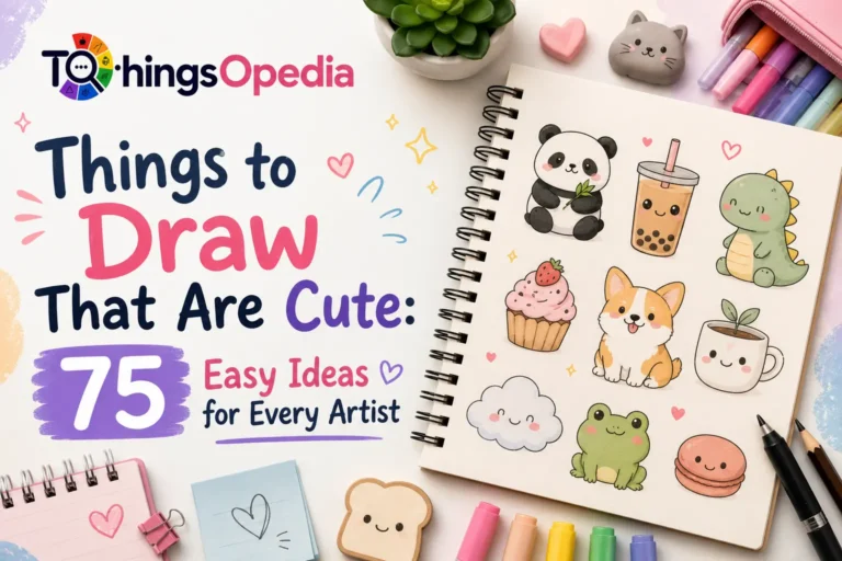 Things to Draw That Are Cute: 75 Easy Ideas for Every Artist